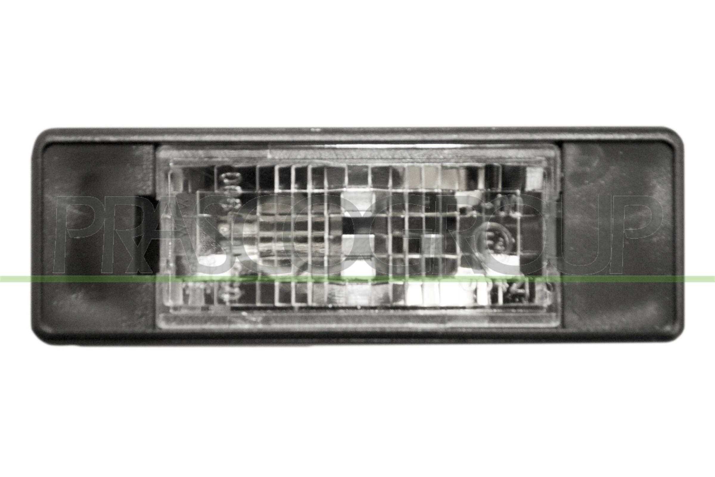 Licence plate holder / bracket PRASCO Rear, black, frameless - CI3044350