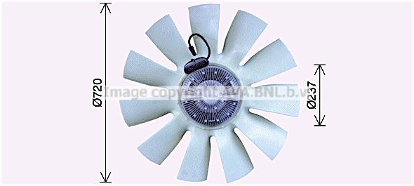 PRASCO D1: 237 mm Cooling Fan DFF059 buy