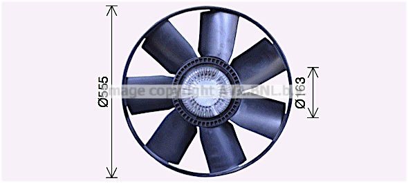PRASCO IVF149 Fan, radiator 500392864