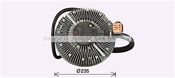 PRASCO REC139 Fan clutch 5010315928