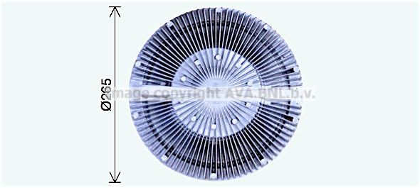 PRASCO SCC060 Fan, radiator 1853 555