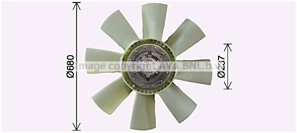 PRASCO D1: 237 mm Cooling Fan VLF110 buy