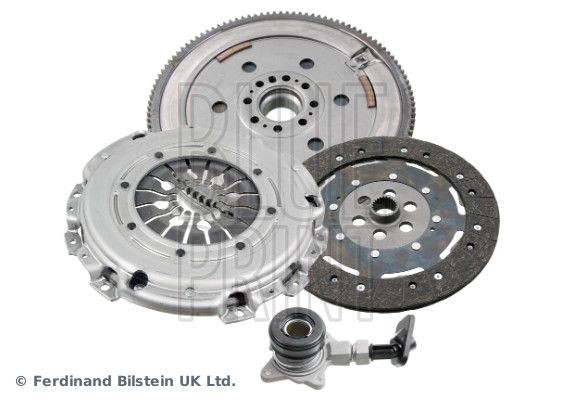 BLUE PRINT ADF1230102 Clutch kit four-piece, with central slave cylinder, with synthetic grease, with dual-mass flywheel, with flywheel, 240mm