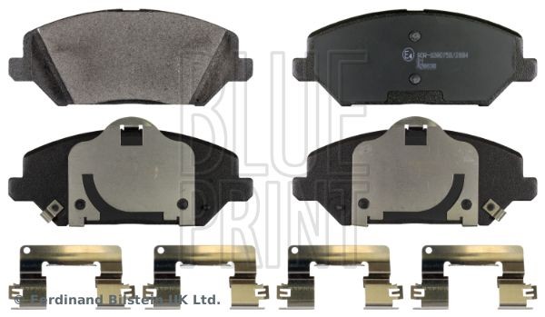 BLUE PRINT Front Axle, with acoustic wear warning, with anti-squeak plate, with fastening material Width: 60mm, Thickness 1: 18,9mm Brake pads ADG042177 buy