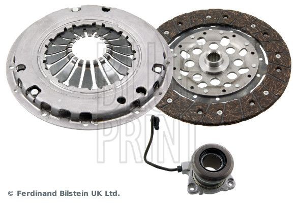 BLUE PRINT ADL143067 Clutch kit three-piece, with central slave cylinder, with synthetic grease, 220mm