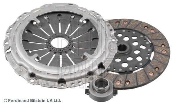 ADP153026 BLUE PRINT Clutch set PEUGEOT three-piece, with synthetic grease, with clutch release bearing, 227mm