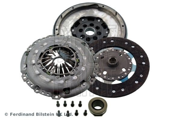 BLUE PRINT four-piece, with synthetic grease, with dual-mass flywheel, with clutch release bearing, with flywheel, 240mm Ø: 240mm Clutch replacement kit ADP153079 buy