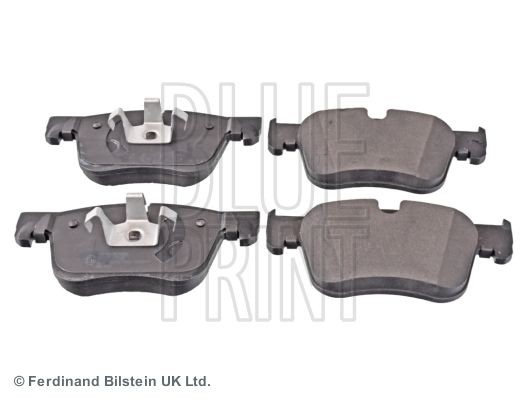 BLUE PRINT ADP154212 Brake pad set Front Axle, prepared for wear indicator, with piston clip