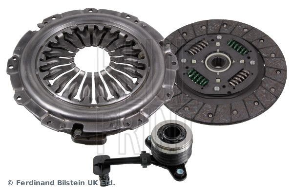 BLUE PRINT ADR163032 Clutch kit three-piece, with central slave cylinder, with synthetic grease, 216mm