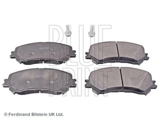 BLUE PRINT ADR164207 Brake pad set Front Axle, with fastening material