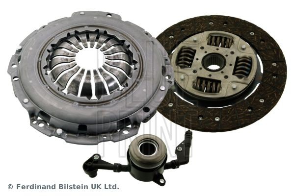 BLUE PRINT ADU173027 Clutch kit three-piece, with central slave cylinder, with synthetic grease, 240mm