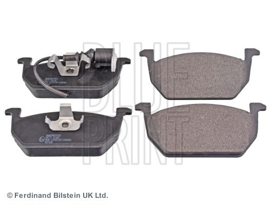 BLUE PRINT ADV184227 Brake pad set Front Axle, incl. wear warning contact, with piston clip