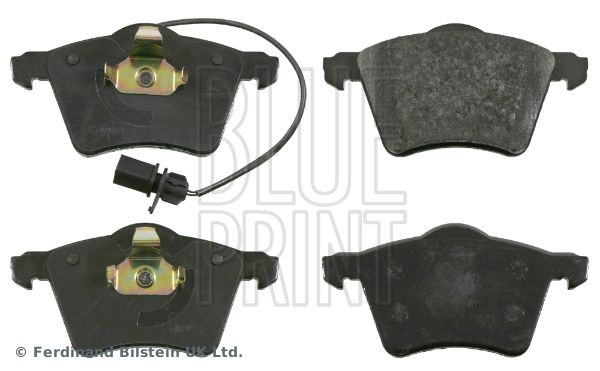 BLUE PRINT ADV184245 Brake pad set Front Axle, incl. wear warning contact, with piston clip