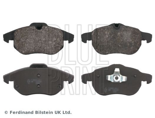 ADW194210 BLUE PRINT Brake pad set CHEVROLET Front Axle, prepared for wear indicator, with piston clip