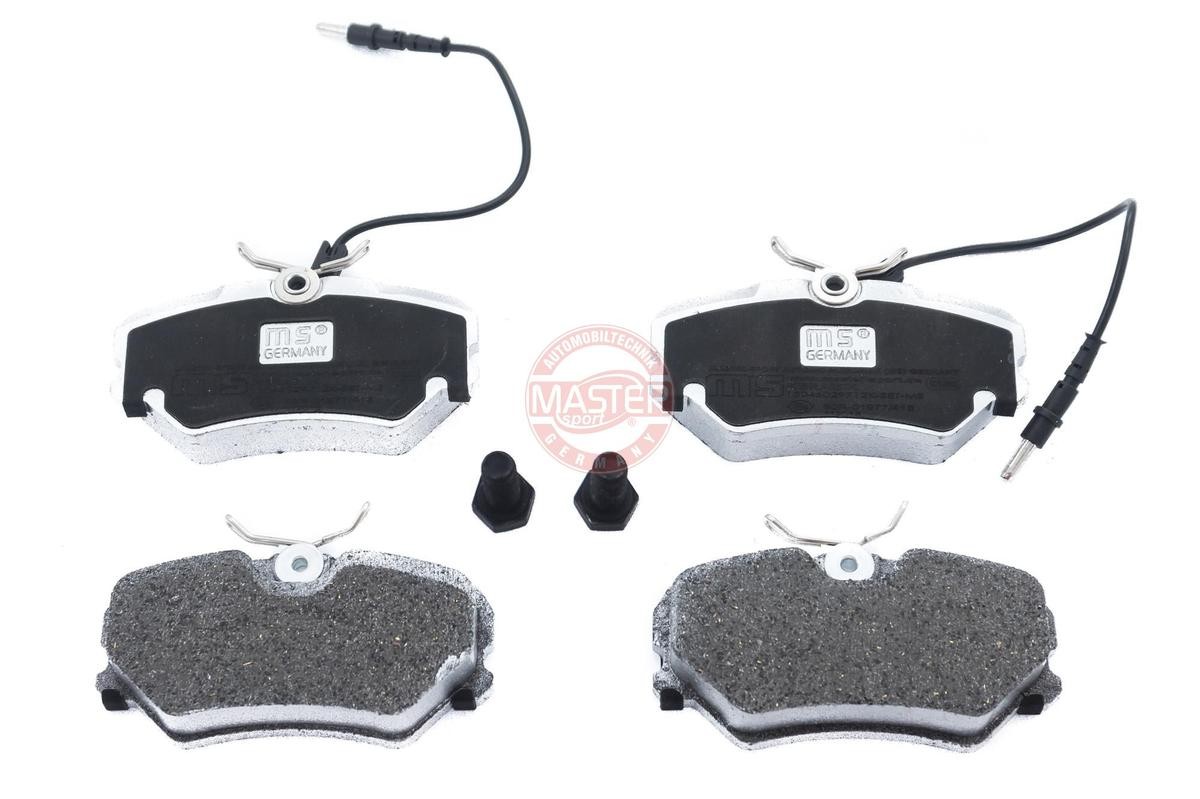 MASTER-SPORT 13046029712K-SET-MS Brake pad set Front Axle, Ceramic, incl. wear warning contact, with anti-squeak plate