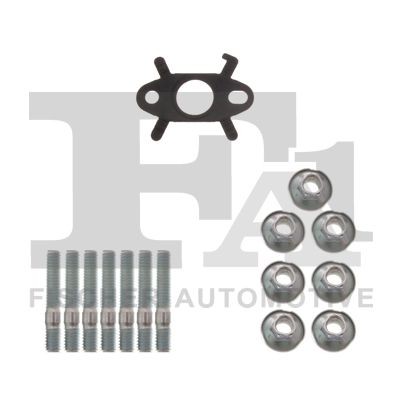 FA1 KT228-504 Mounting kit, exhaust system NISSAN TIIDA 2008 in original quality