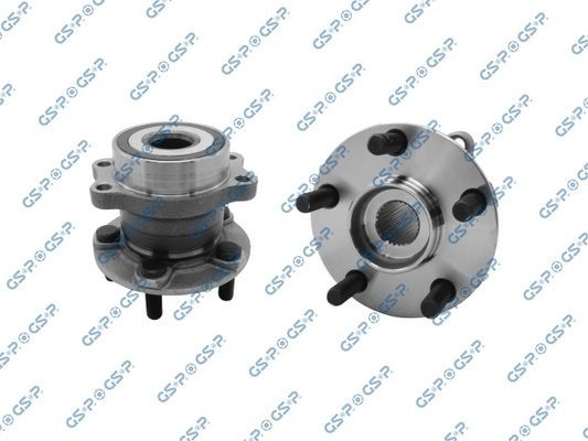 9327049 Hub bearing & wheel bearing kit 9327049 GSP Rear Axle Right, with integrated ABS sensor, 124 mm