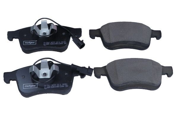 MAXGEAR with integrated wear sensor Height 1: 69mm, Height 2: 71,5mm, Width 1: 155mm, Width 2 [mm]: 157mm, Thickness: 20mm Brake pads 19-3367 buy
