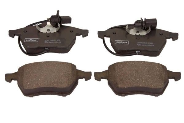 MAXGEAR with integrated wear sensor Height: 74mm, Width: 156mm, Thickness: 20,4mm Brake pads 19-3457 buy