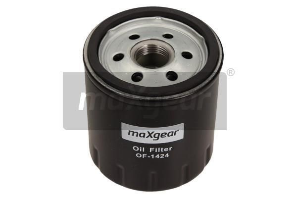 OF-1424 MAXGEAR M 20 X 1.5, with two anti-return valves, Spin-on Filter Inner Diameter 2: 62mm, Outer Diameter 2: 71mm, Ø: 76mm, Height: 93mm Oil filters 26-1232 buy