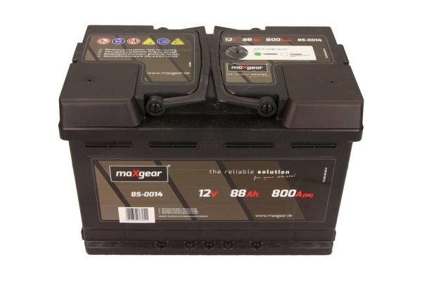 YUASA YBX5110 YBX5000 Batterie 12V 85Ah 800A mit Handgriffen, mit  Ladezustandsanzeige, Bleiakkumulator