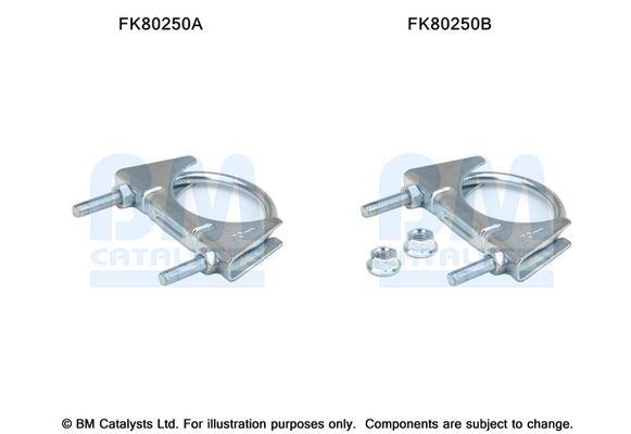 Original FK80250 BM CATALYSTS Mounting kit, exhaust system experience and price