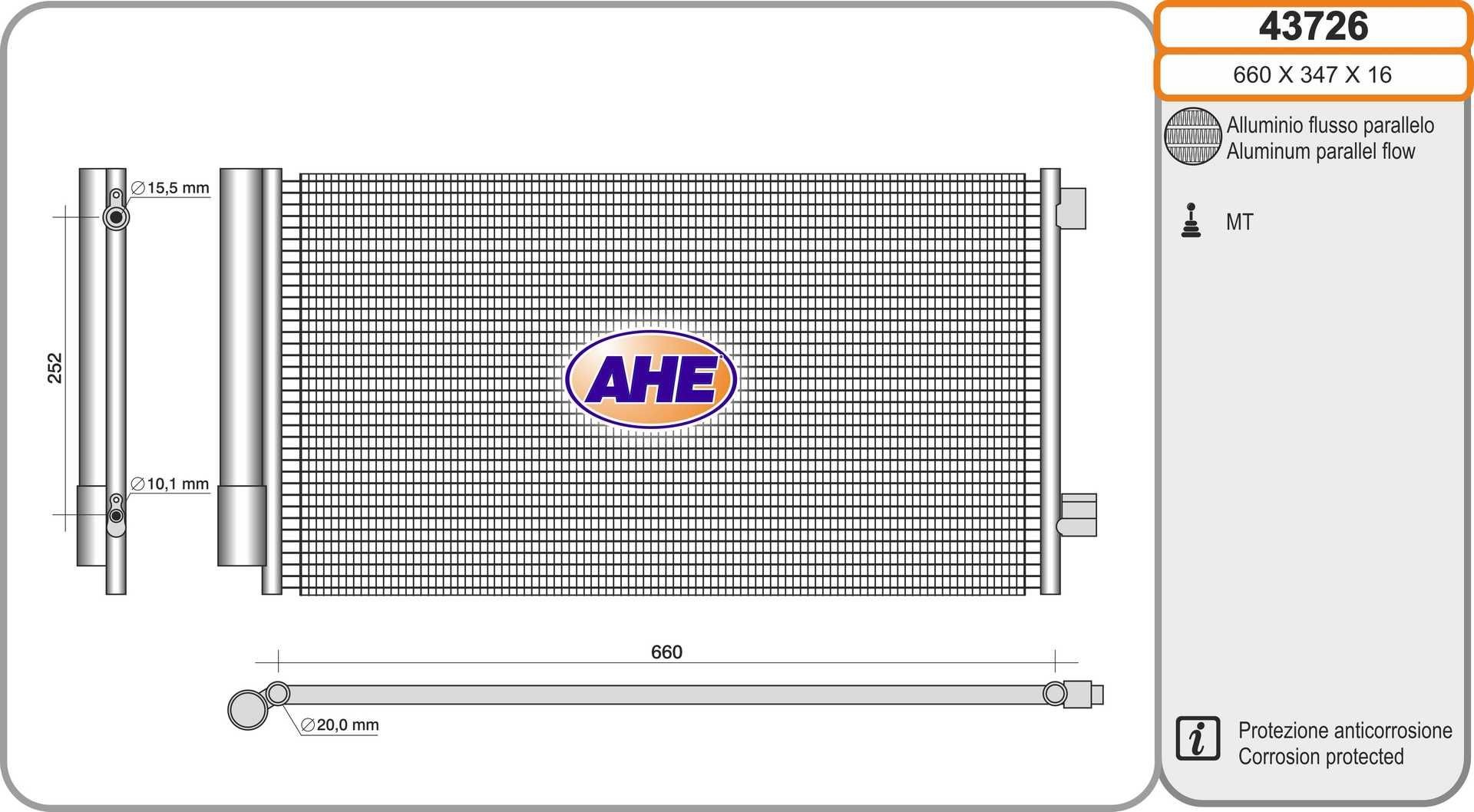 Original 43726 AHE Condenser experience and price