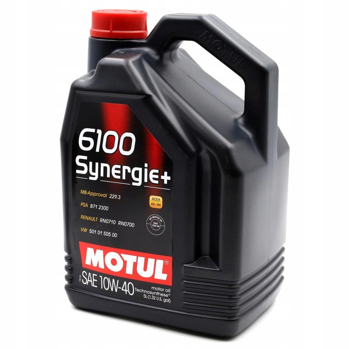 Engine oil MOTUL 10W-40, 5l, Part Synthetic Oil longlife 108647