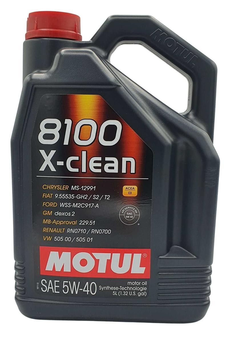 MOTUL X-CLEAN 109226 Motorenöl 5W-40, 5l, Synthetiköl