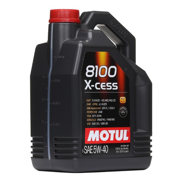 109228 Motor oil 8100 X-CLEAN+EFE 0W-30 MOTUL 5W-40 review and test