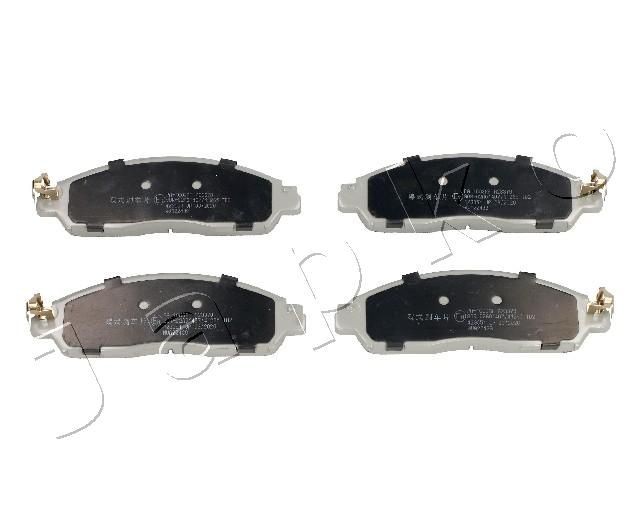 JAPKO 501003 Brake pad set Front Axle, with acoustic wear warning