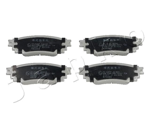 JAPKO Rear Axle Height: 43mm, Thickness: 15mm Brake pads 51234 buy