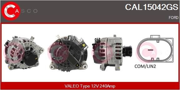 Ford TRANSIT Generator 13975073 CASCO CAL15042GS online buy