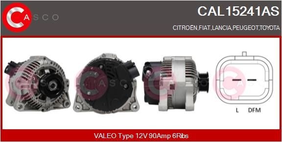 CASCO CAL15241AS Alternator 5705.5V