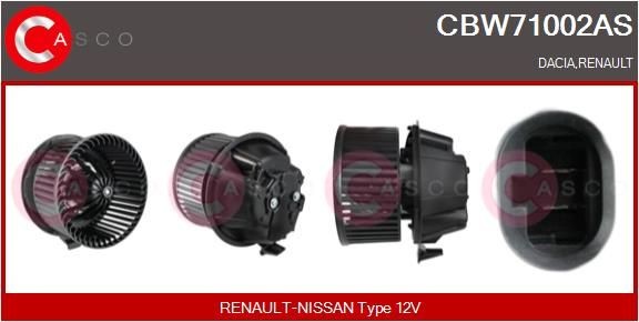 CASCO CBW71002AS Heater blower motor 27210 6020R