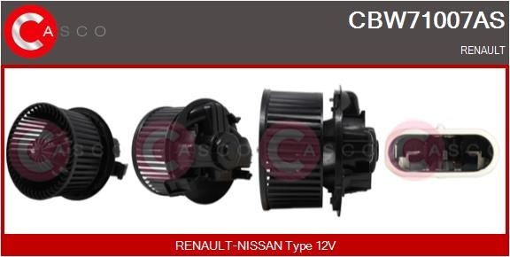 CASCO CBW71007AS Interior Blower for left-hand drive vehicles