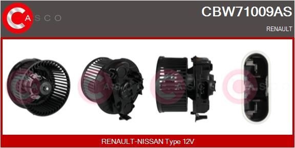CASCO CBW71009AS Blower motor RENAULT Megane II Saloon (LM) 1.9 dCi 120 hp Diesel 2009 price
