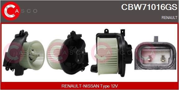 Original CBW71016GS CASCO Blower motor RENAULT
