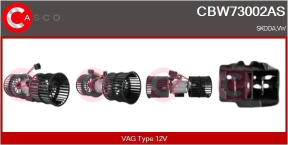 CASCO Heater blower motor VW Caddy 2 (9K9B) new CBW73002AS