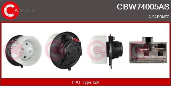 Original CBW74005AS CASCO Heater fan motor FORD