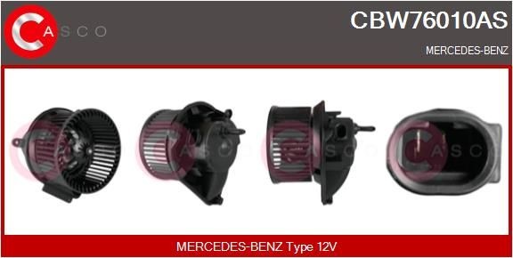 Mercedes A-Class Electric motor interior blower 13975520 CASCO CBW76010AS online buy