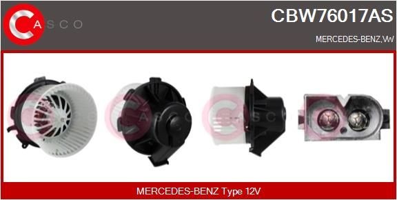 Volkswagen TRANSPORTER Electric motor interior blower 13975527 CASCO CBW76017AS online buy