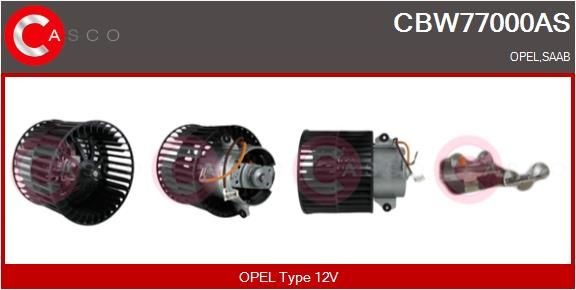 Original CASCO Heater fan motor CBW77000AS for OPEL VECTRA