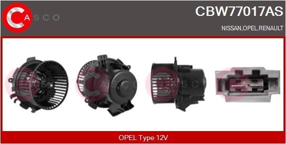 Original CBW77017AS CASCO Heater blower OPEL