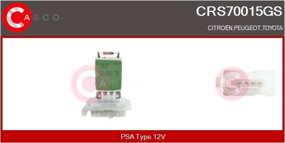 Toyota Blower motor resistor CASCO CRS70015GS at a good price