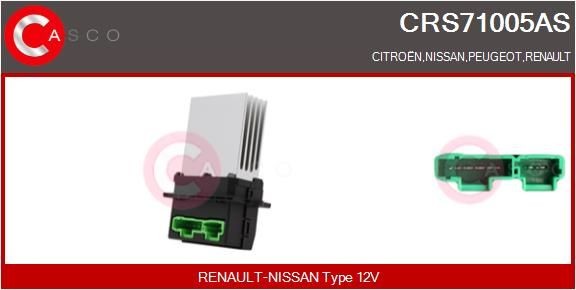 Heater Blower Motor Resistor 6441. L2 for Renault / Citroen