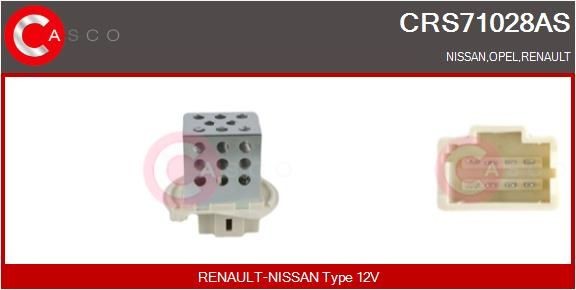 Great value for money - CASCO Blower motor resistor CRS71028AS