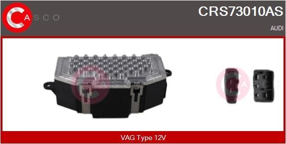 CASCO Voltage: 12V Resistor, interior blower CRS73010AS buy