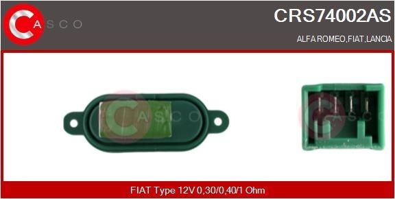 CASCO CRS74002AS Blower motor resistor ALFA ROMEO experience and price