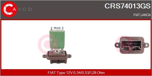 Great value for money - CASCO Blower motor resistor CRS74013GS